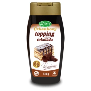 4SLIM Čekankový topping příchuť čokoláda 330 g