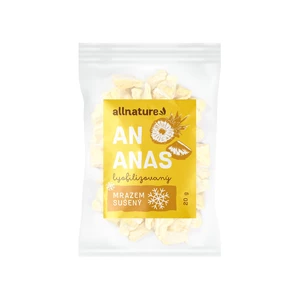 Allnature Ananas Suseny Mrazom Kusky 20g