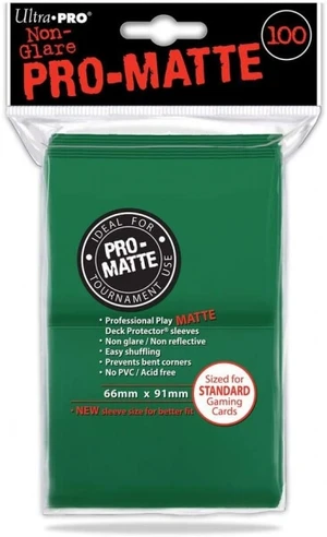 UltraPro Obaly na karty Ultra Pro Pro-Matte Green 2x50 ks