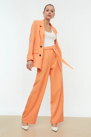 Trendyol Orange Tie Detail Woven Trousers