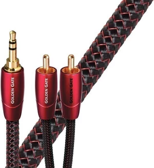 AudioQuest Golden Gate 1 m Červená Hi-Fi AUX kabel