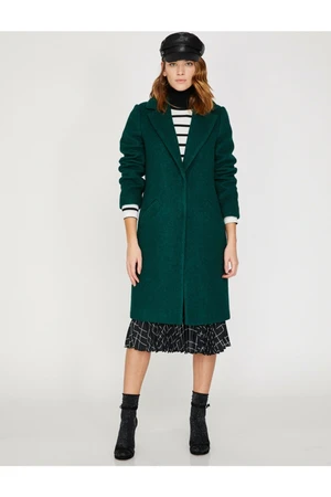 Koton Coat - Green - Double-breasted