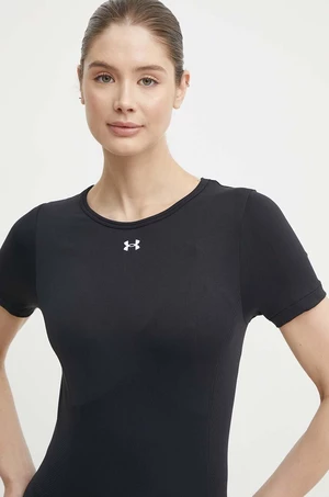 Tréningové tričko Under Armour čierna farba