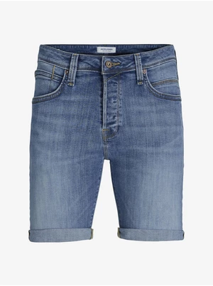 Blue Mens Denim Shorts Jack & Jones Rick - Men