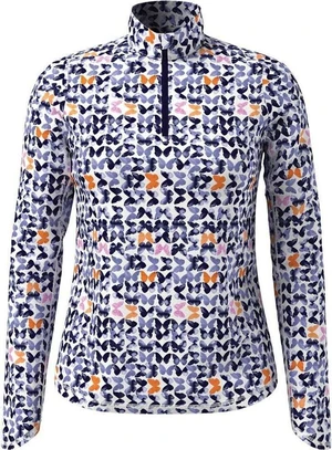 Callaway Metamorphosis Printed Sun Protection Womens Top Brilliant White 2XL Polo košile