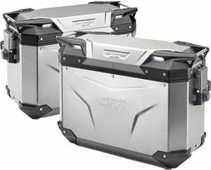 Givi Trekker Outback EVO Silver (2-pack) 48L Left + 37L Right Monokey Cutie