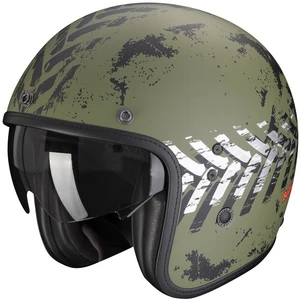 Scorpion BELFAST EVO NEVADA Matt Green/Silver S Casque