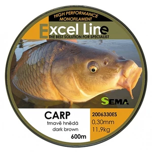 Sema vlasec carp hnedá 600 m-priemer 0,22 mm / nosnosť 6,1 kg