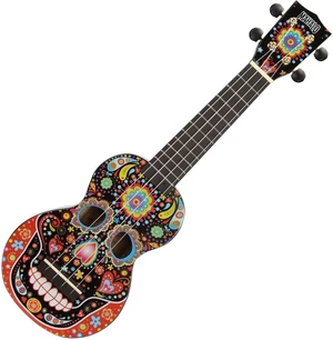 Mahalo MA1SK BK Skull Black Szoprán ukulele