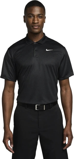 Nike Dri-Fit Victory+ Mens Negru/Negru/Alb L Tricou polo