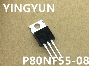 10pcs/lot STP80NF55-08 P80NF55-08 P80NF55 TO-220