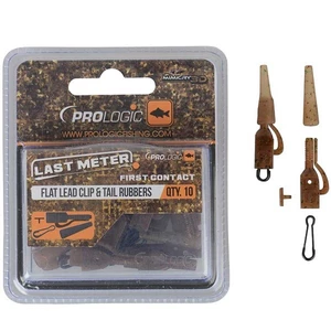 Prologic LM Mimicry Flat Lead Clip & Tail Rubber 10 ks