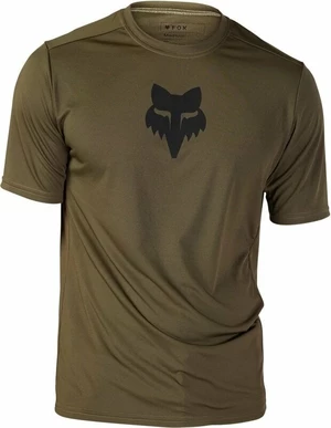 FOX Ranger Lab Head Short Sleeve Jersey Olive Green S