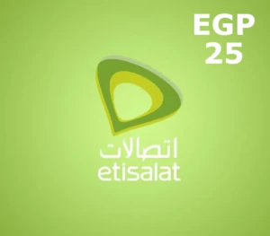 Etisalat 25 EGP Mobile Top-up EG