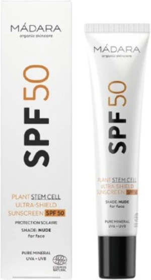 MÁDARA Krém na opalování na obličej Plant Stem Cell Ultra-Shield Sunscreen SPF 50 40 ml