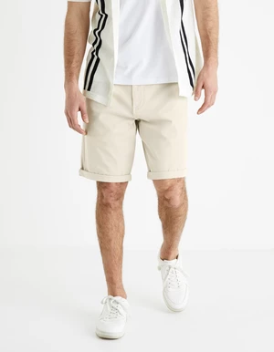 Cotton Chino Shorts Bochinobm Celio