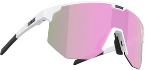 Bliz Hero 52310-04 Matt White/Brown w Pink Multi Fahrradbrille