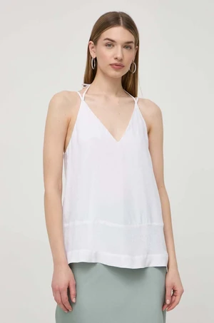 Top Armani Exchange biela farba, jednofarebná, 3DYH45 YN9RZ,