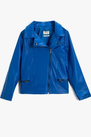 Koton Girls' Saxe Blue Jacket