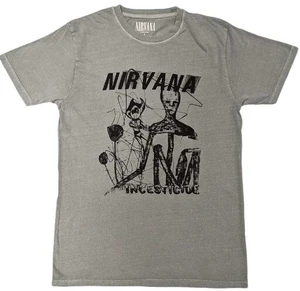 Nirvana Tričko Incesticide Stacked Logo Green S