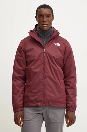 Turistická bunda The North Face Quest Insulated bordová farba, NF00C30229O1