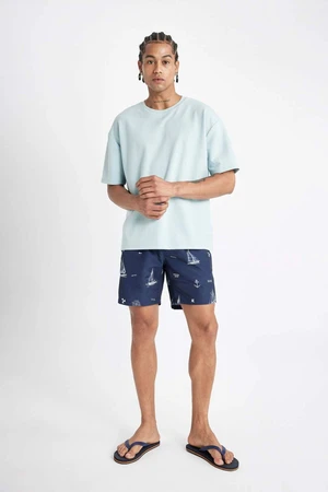 DEFACTO Regular Fit Patterned Swim Shorts