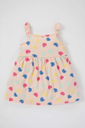 DEFACTO Baby Girl Patterned Strap Dress