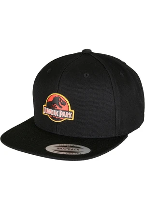 Černý Snapback s logem Jurského parku