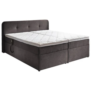 Carryhome POSTEL BOXSPRING, 180/200 cm, textil, šedá