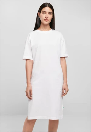 Women's dress with slit white