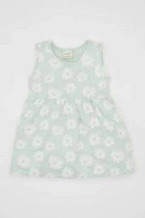 DEFACTO Baby Girl Patterned Sleeveless Dress