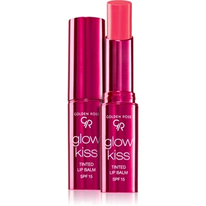 Golden Rose Glow Kiss tónovací balzam na pery SPF 15 odtieň 03 Berry Pink 3 g