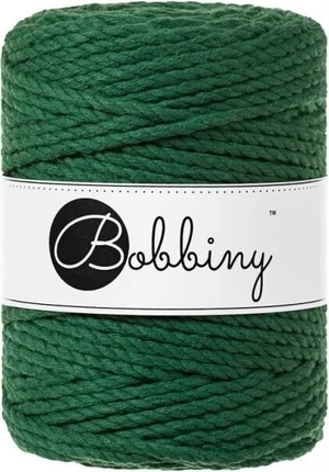 Bobbiny 3PLY Macrame Rope 5 mm 100 m Pine Green Šňůra