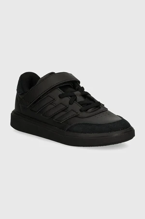 Dětské sneakers boty adidas COURTBLOCK EL C černá barva, ID6508