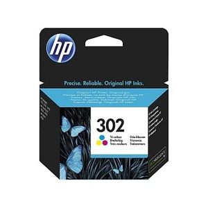 HP 302 originální inkoustová kazeta tříbarevná F6U65AE