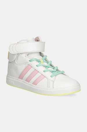 Dětské sneakers boty adidas GRAND COURT MID bílá barva, IE8705