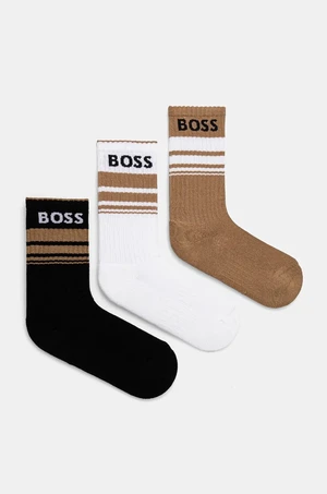 Ponožky BOSS 2-pack pánské, zelená barva