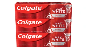 Colgate Bieliaca zubná pasta Max White Luminous 3 x 75 ml