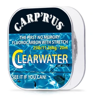 Carp´r´us clearwater - návazcový fluorocarbon 20 m crystal-nosnost 25 lb