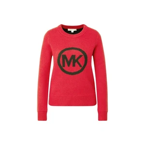 Michael Kors Sveter - MK METALLIC SWEATER červený