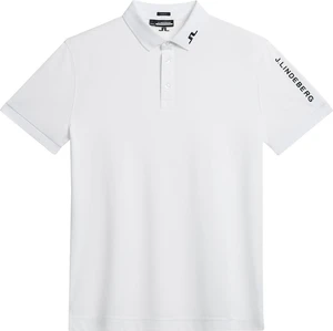 J.Lindeberg Tour Tech Slim Fit Mens White L Chemise polo