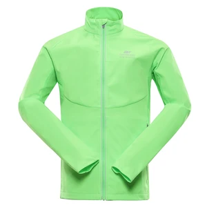 Men's softshell jacket with membrane ALPINE PRO MULT neon green gecko