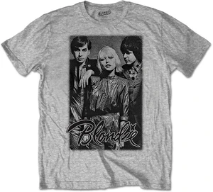 Blondie Camiseta de manga corta Band Promo Unisex Grey 2XL