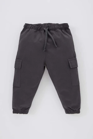 DEFACTO Baby Boy Basic Cargo Pocket Gabardine Trousers