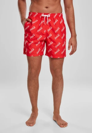 Coca Cola Logo AOP Swimshorts červené