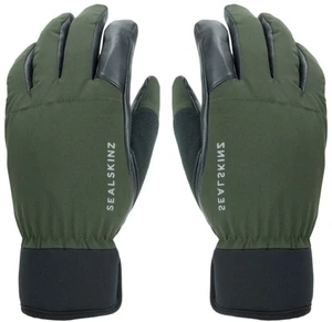 Sealskinz Waterproof All Weather Hunting Glove Olive Green/Black M Cyklistické rukavice