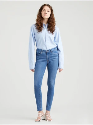 Levi&#39;s Modré dámské skinny fit džíny Levi's® 711 - Dámské