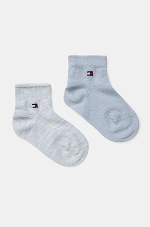 Dětské ponožky Tommy Hilfiger 2-pack modrá barva, 701229880