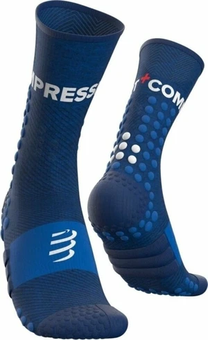 Compressport Ultra Trail Blue Melange T2 Běžecké ponožky