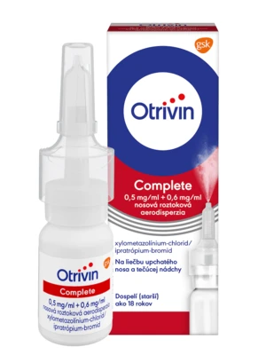 OTRIVIN Complete nosový sprej tečúca nádcha a upchatý nos 10 ml